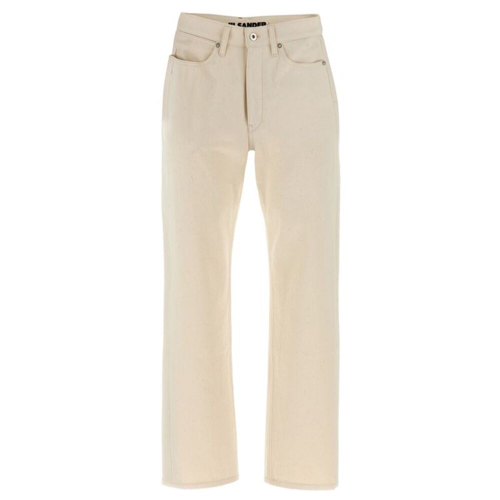 Jil Sander Beige Cotton Jeans Women's Denim